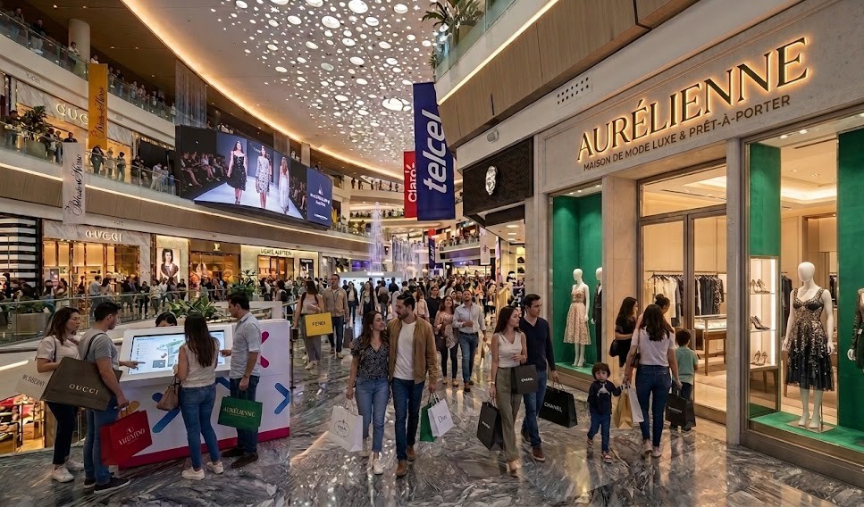 Gestión de locales en centro comercial de lujo en México